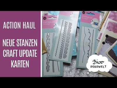 Action Haul 01.20 neue Stanzen Randstanzen und Craft Update Karten