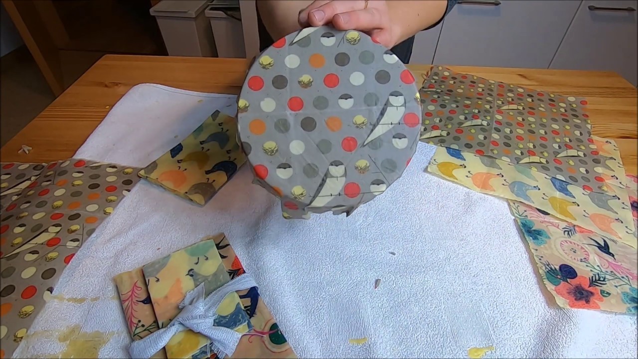 Alternative zu Alufolie und co: wiederverwendbare Bienenwachstücher herstellen || DIY Anleitung