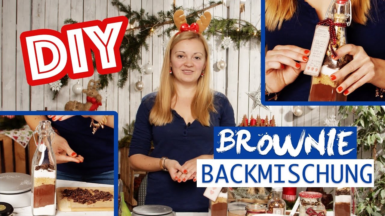 Brownies Rezept - DIY Backmischung im Glas selber machen – zu tief ins Glas geschaut