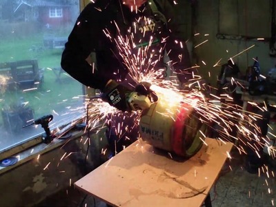 DIY Lampe aus Gasflasche Teil 1