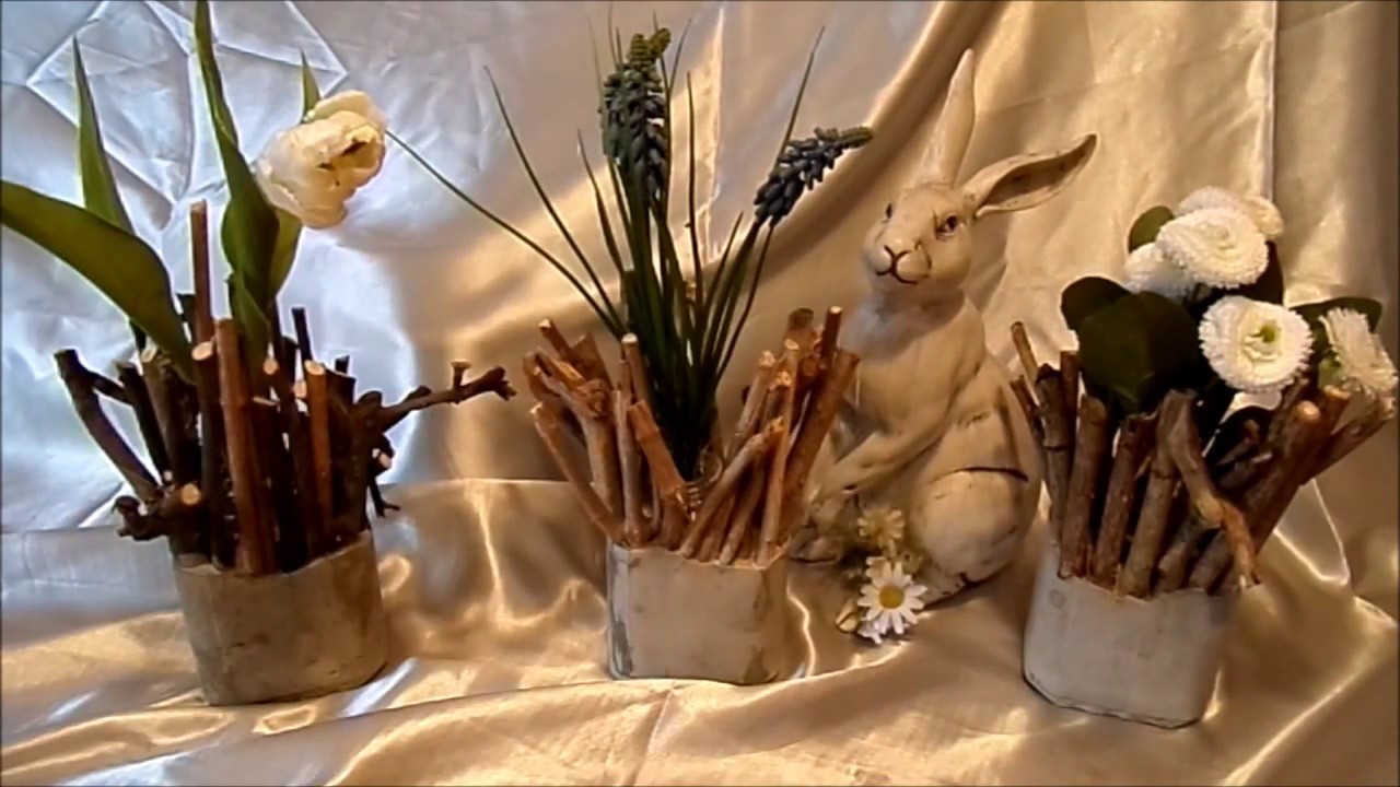 DIY-Natürliche FRÜHLINGS & Oster DEKO leicht gemacht :)) & MEHR