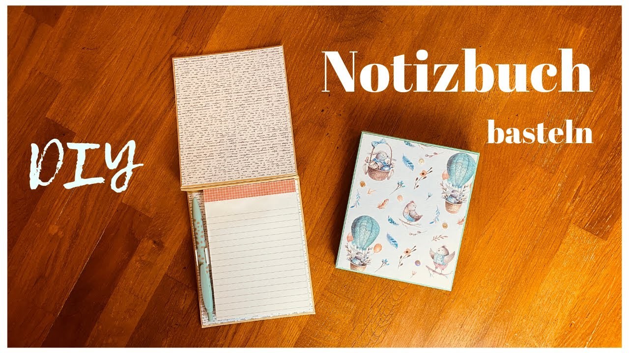 ☀️???? DIY Notizbuch ☀️????