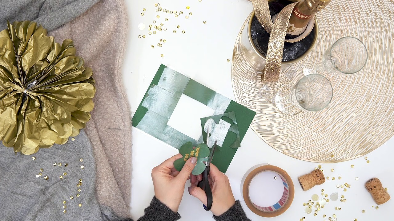 DIY Rubbellos für Silvester