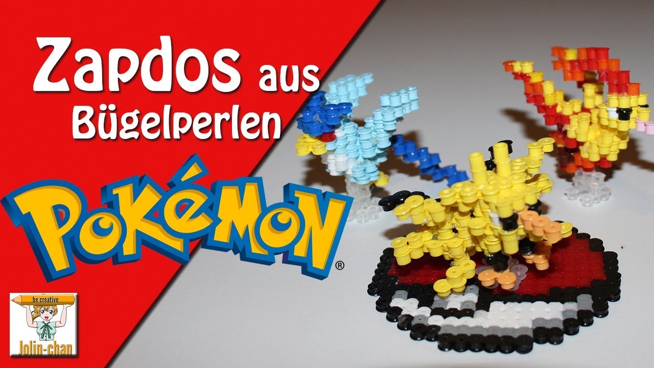 DIY Zapdos Pokemon - 3D Bügelperlen Tutorial - Perler Bead