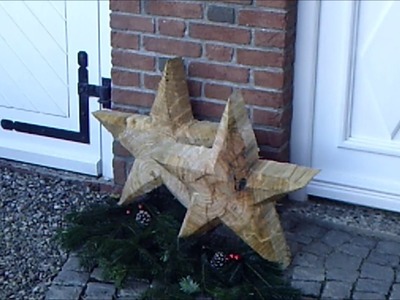 Ein dekorativer Weihnachtsstern. decorative christmas star (DIY)