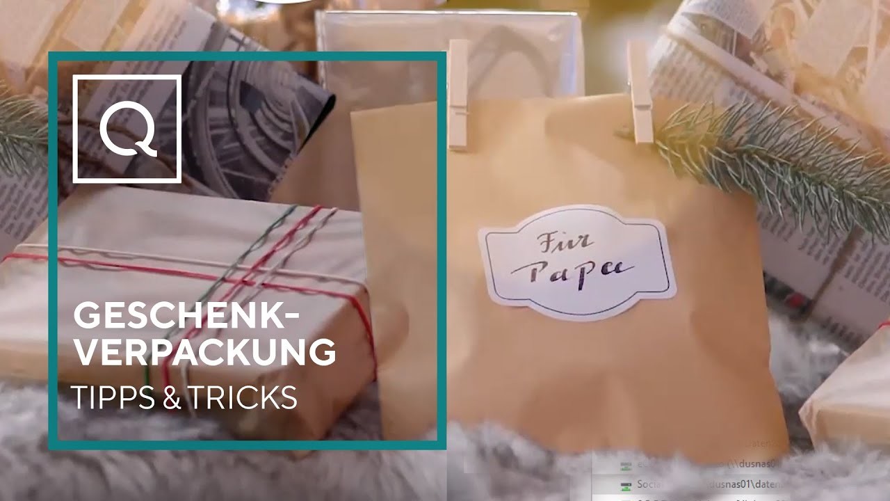 Geschenke verpacken ohne Geschenkpapier | Tipps & Tricks | QVC