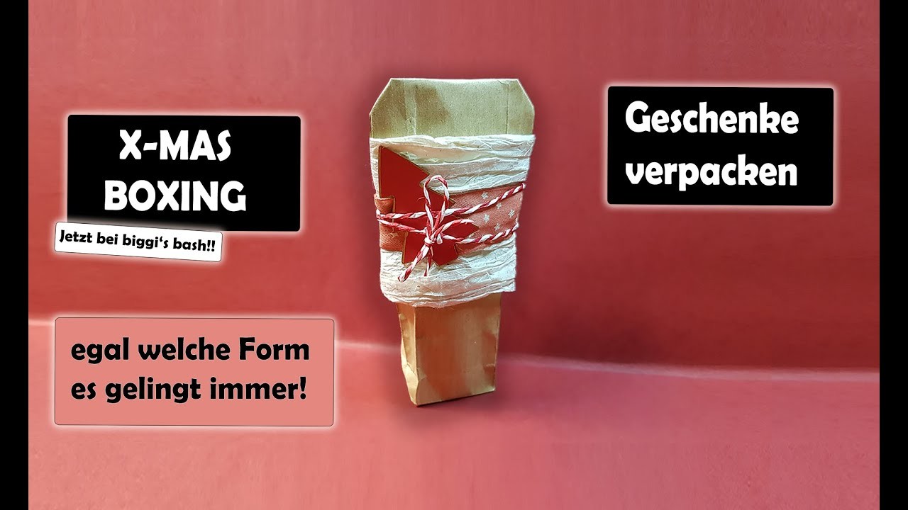 Geschenke zu Weihnachten oder zum Geburtstag kreativ verpacken, gelingt immer!