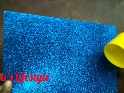 Glitten paper wall hanging