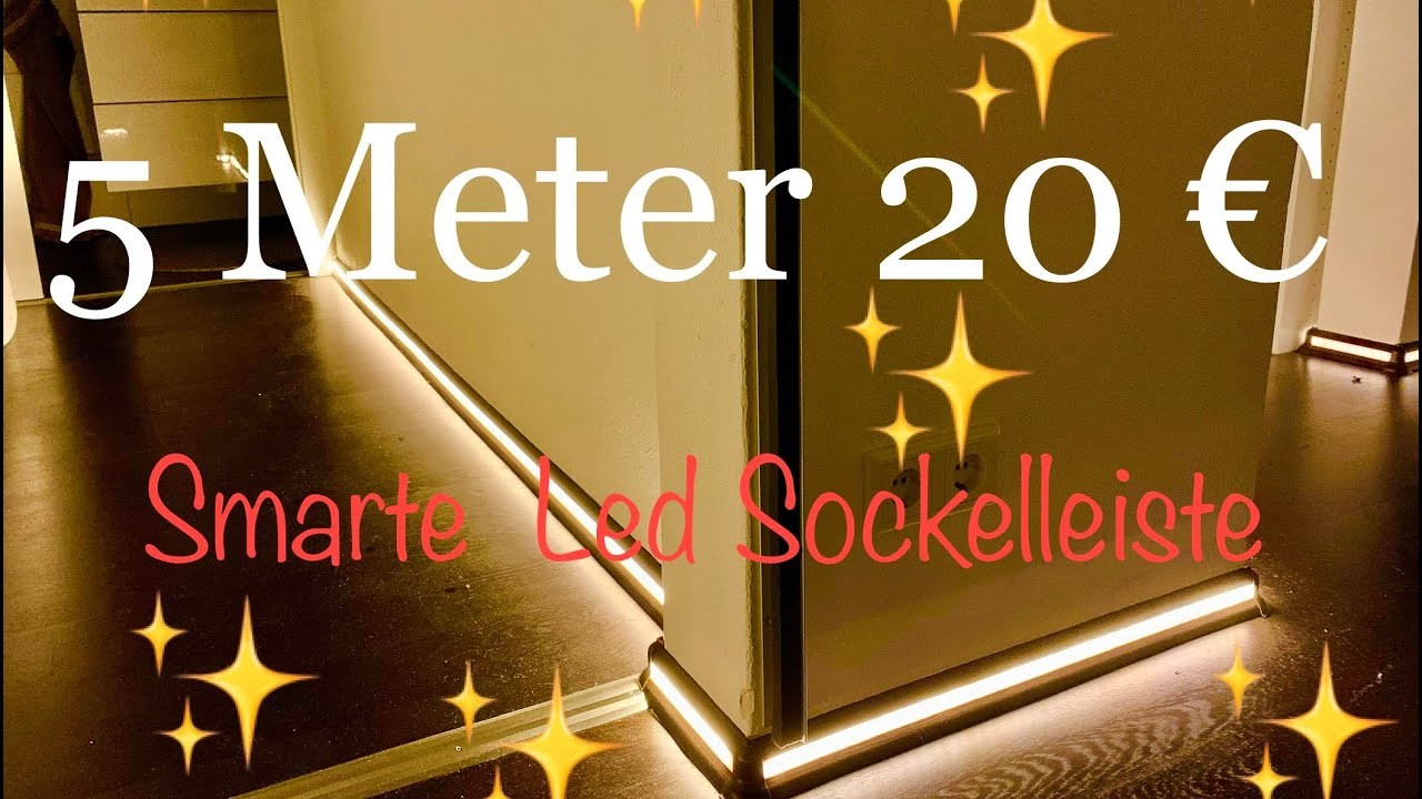 Günstige Smart Home LED Sockelleiste DIY Alexa Google Home Apple HomePod 2020 4K