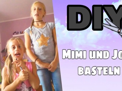 Mimi und Jojo basteln ein Türschild aus Papier | DIY