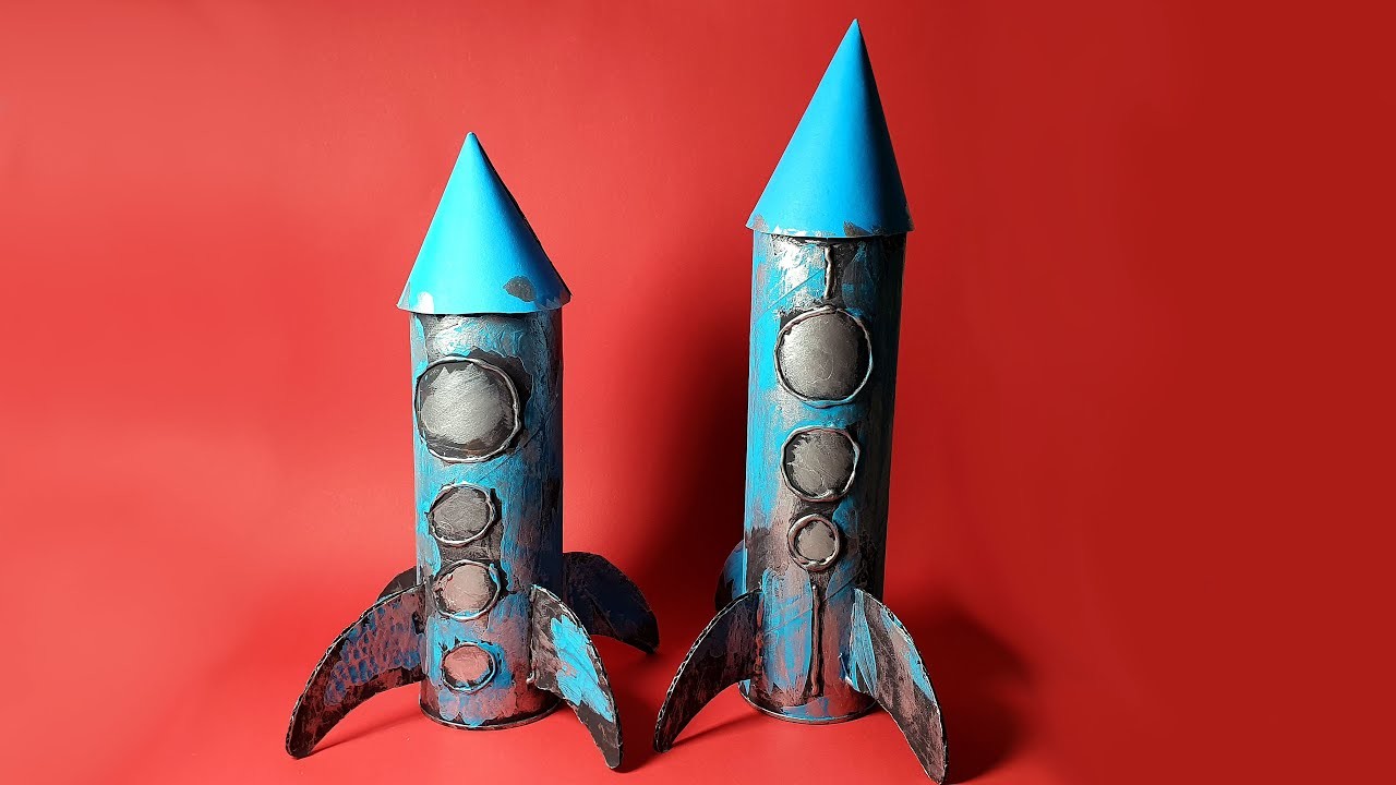 Rakete basteln aus Chipsdose -  So geht´s!