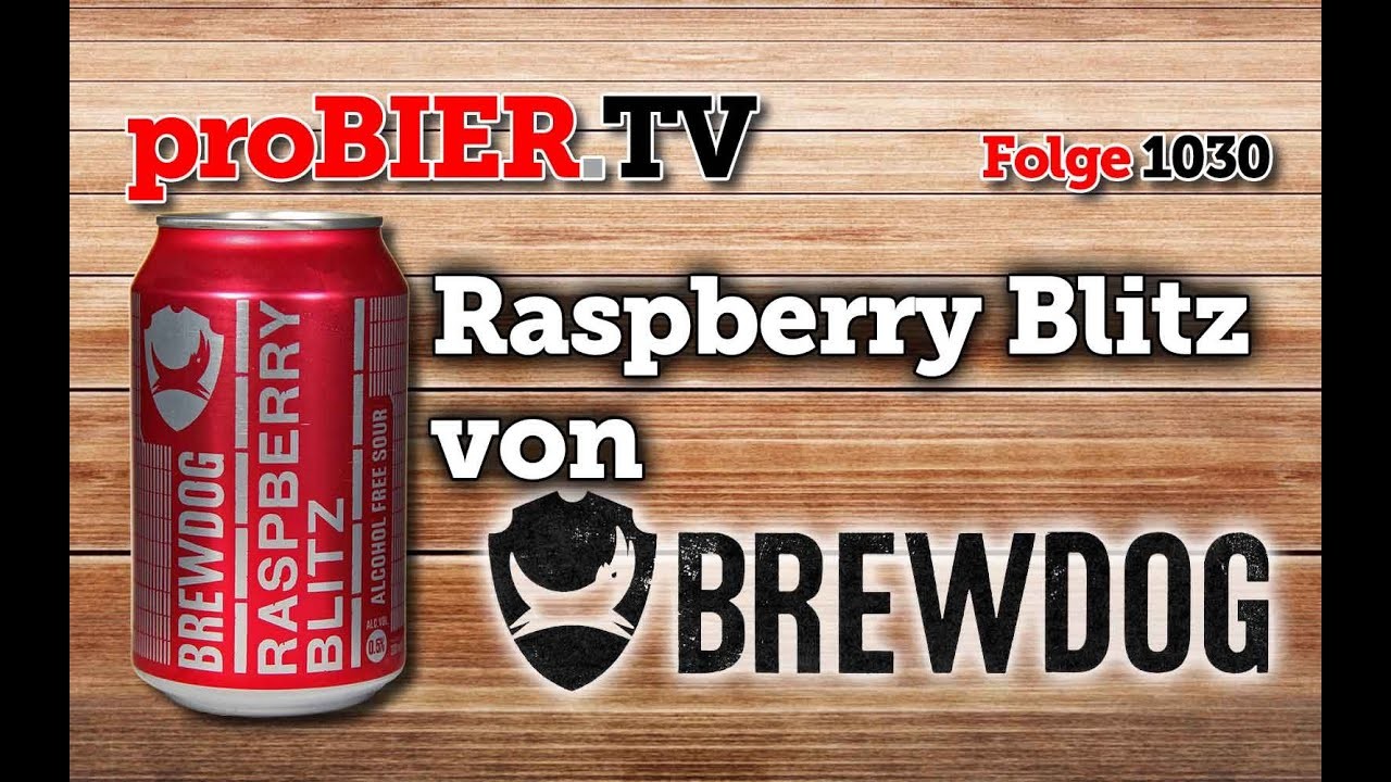 Raspberry Blitz AF von Brewdog | proBIER.TV - Craft Beer Review #1030 [4K]