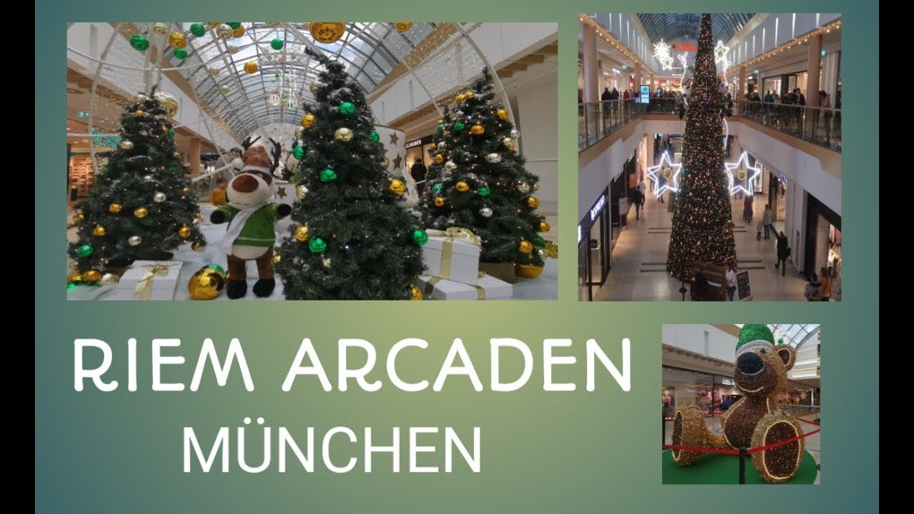 Riem Arcaden Christmas Decor 2019| Riem Arcaden Weihnachtsdeko 2019| Geschäft und Restaurant
