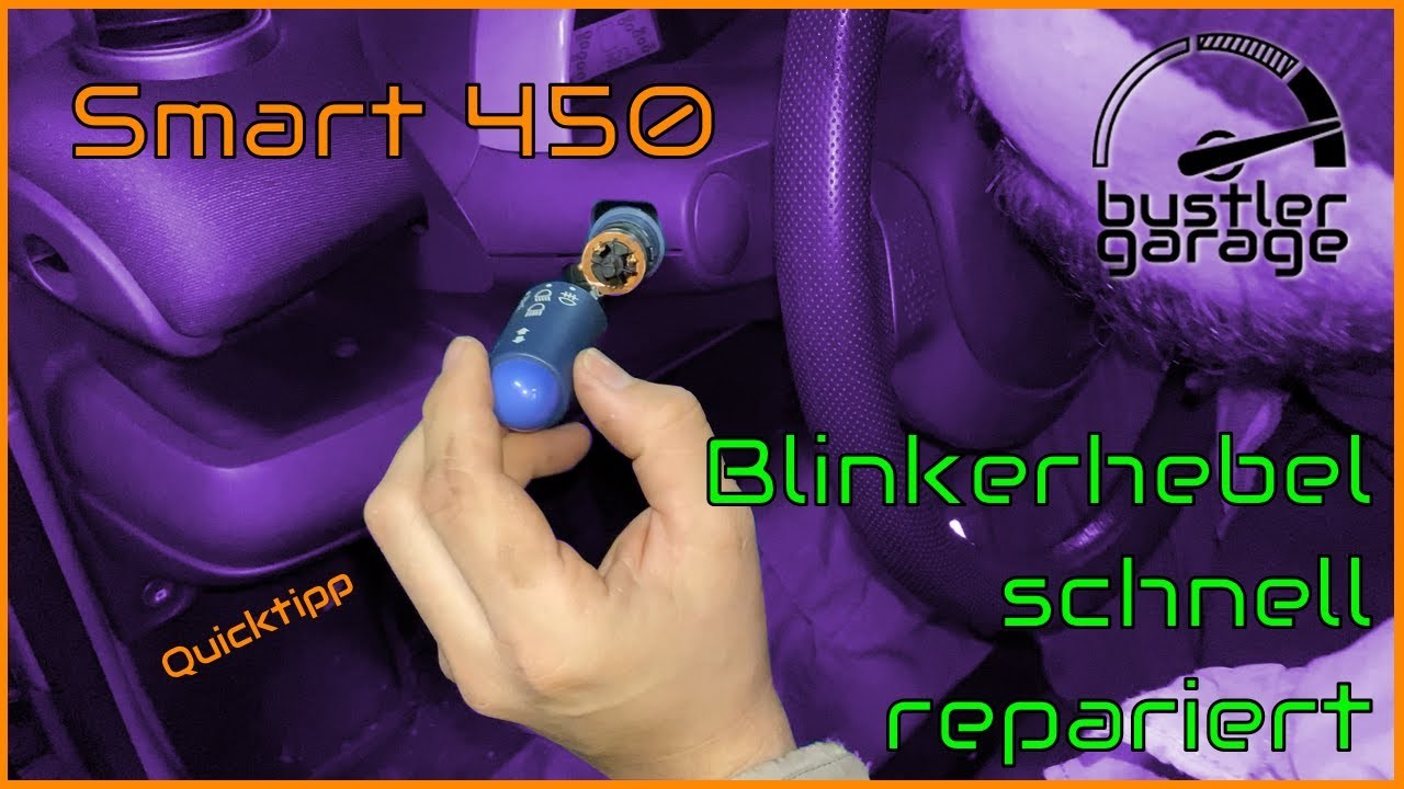 Smart 450 | Lichtschalter Blinkerhebel Abblendlicht super einfach repariert | DIY | Quicktipp