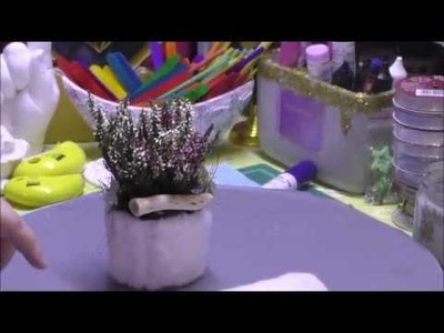 Winter Deko - Heide im Fellmantel