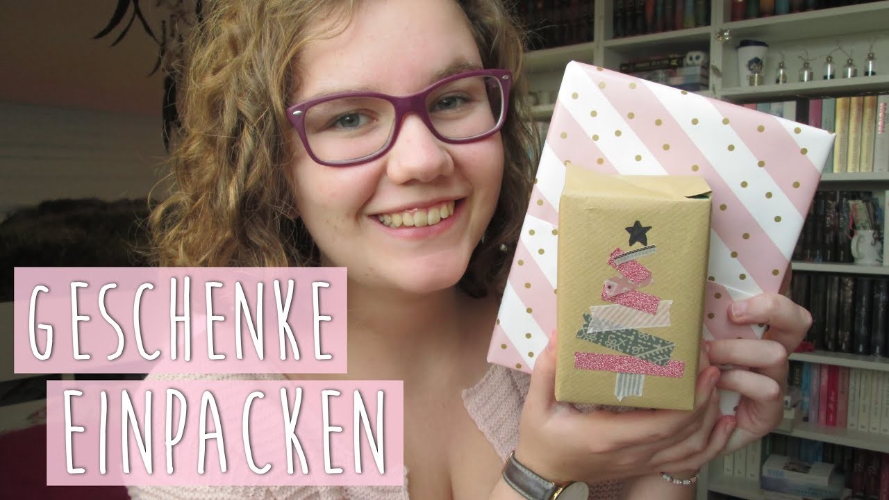 Wir packen Geschenke ein - kreative und schöne Ideen - BOOKTUBEADVENTSKALENDER 2019