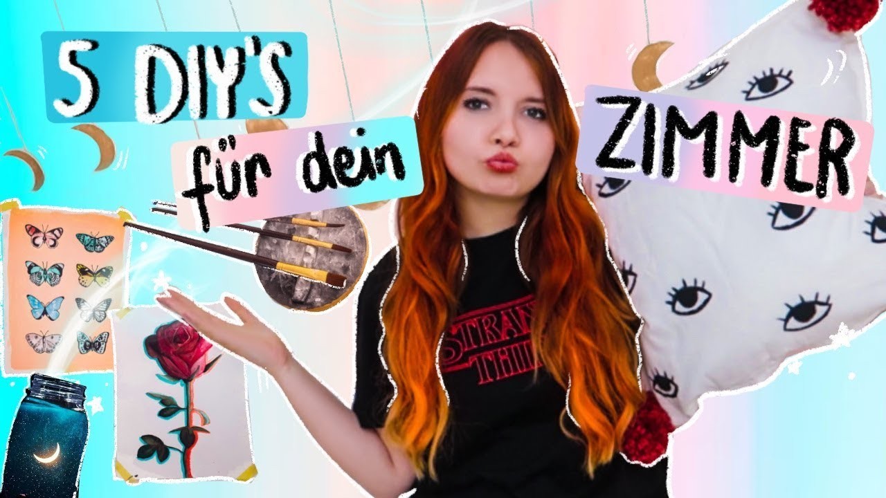 5 DIY´s die DEIN ZIMMER verschönern! | Room Decor || Foxy Draws