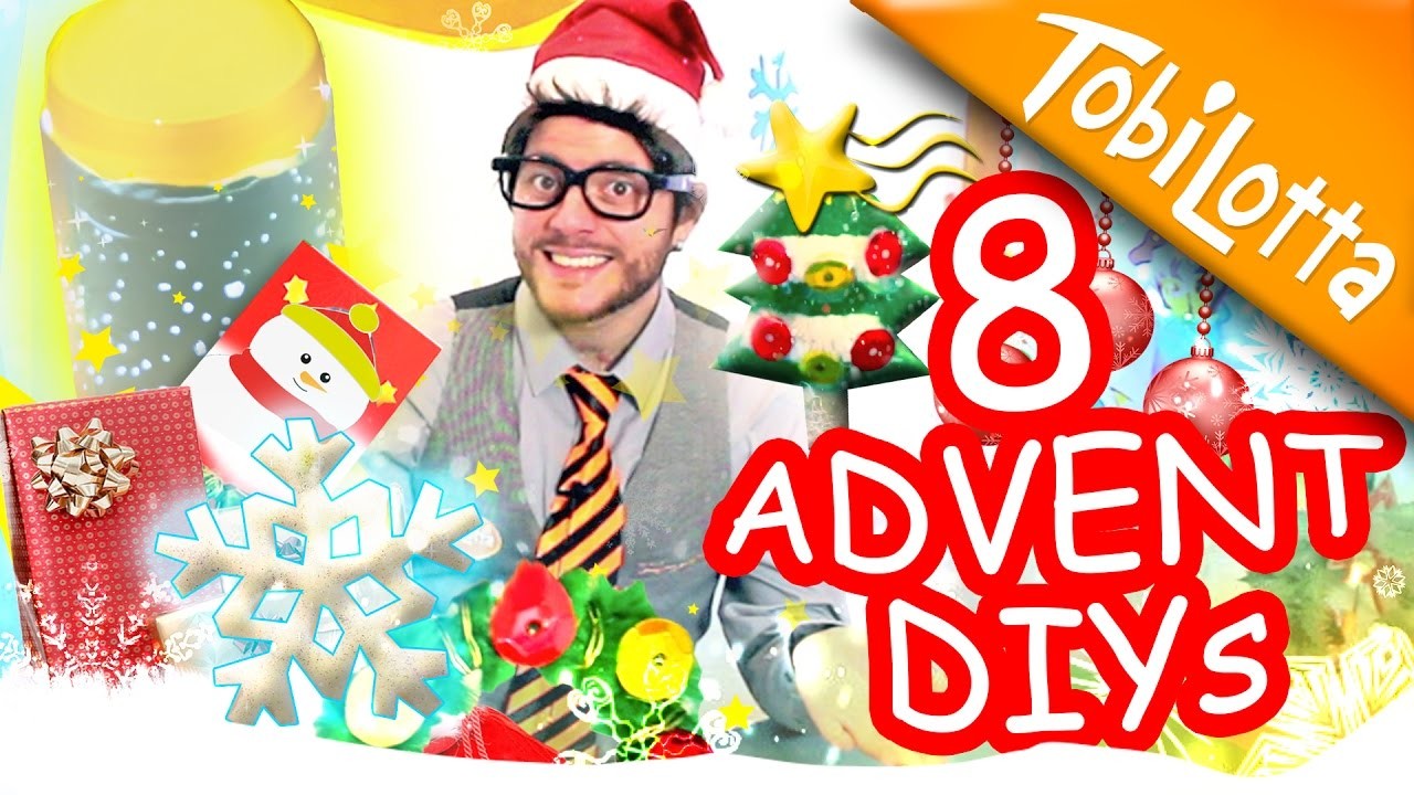 8 Bastelideen (Geschenkideen)  Advent - Advent basteln | basteln mit Kinder - Tobilotta