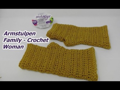 Armstulpen Crochet - Woman - Easy