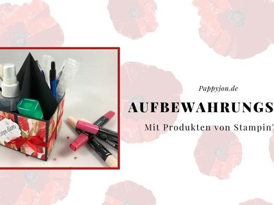 Aufbewahrungsbox | Stampin' Up! | Pappyjon.de | Anleitung | Tutorial | DIY | Mohnblütenzauber