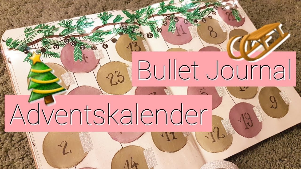 Bullet Journal | Adventskalender | Dezember | Bullet Journal Weihnachten