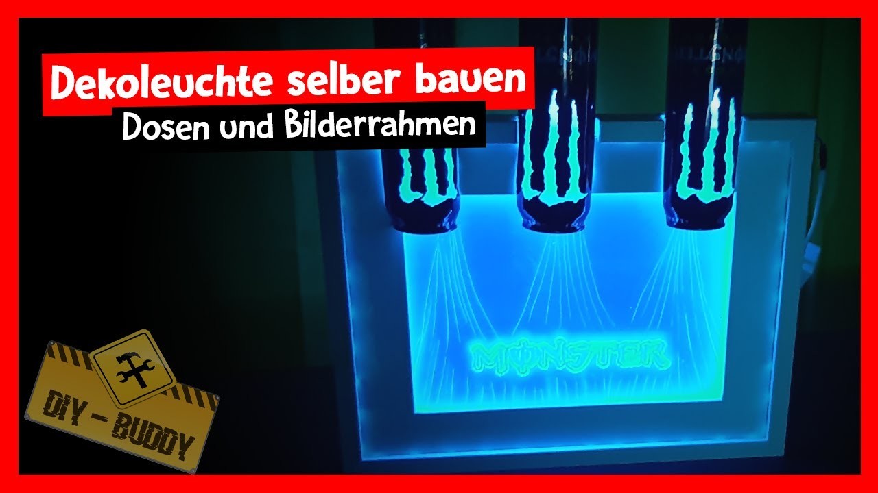 Dekoleuchte aus Dosen und Plexiglas ✅ DIY Anleitung. Tutorial