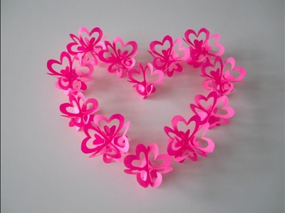 DIY: Blumenherz.Floral heart