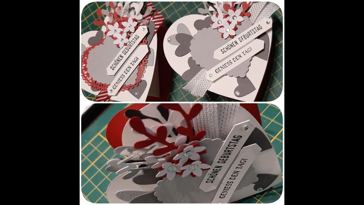 DIY Herzbox, # Herzverpackung für Geburtstag oder Valentinstag