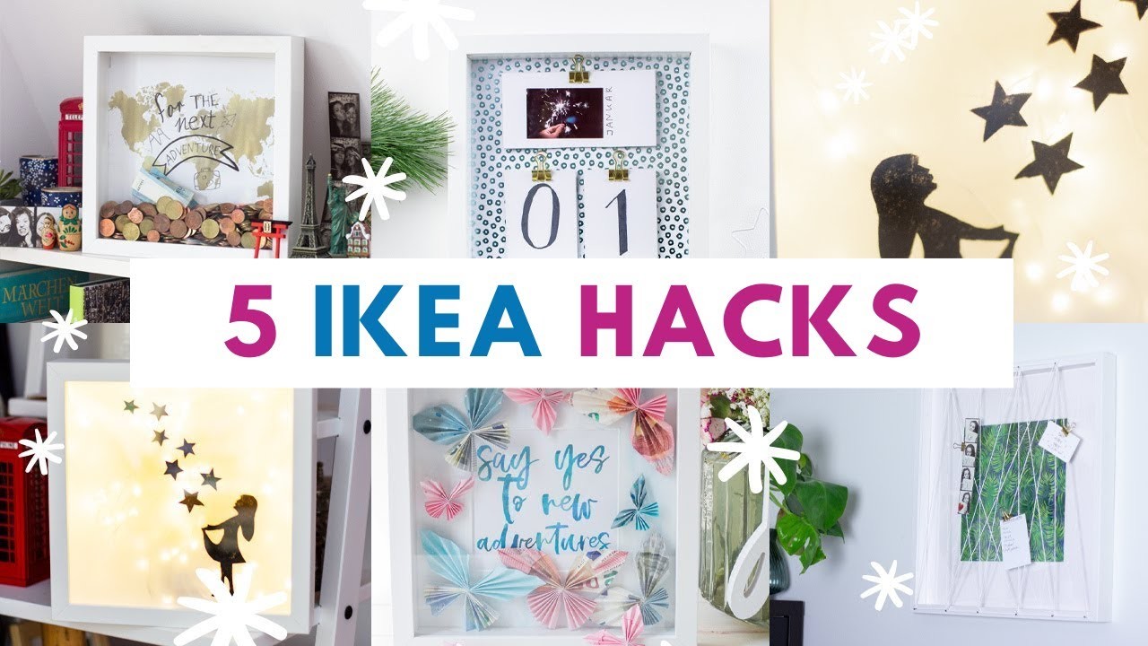 DIY IKEA Hacks - 5 Ideen mit dem RIBBA Rahmen | einfach und besonders (2020)