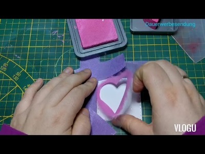 DIY Karte mit 3 Herzen ????. deutsch.