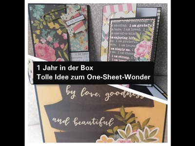 Ein Jahr in der Box | mit dem One-Sheet-Wonder | DIY Inspiration | Scrapbookideen