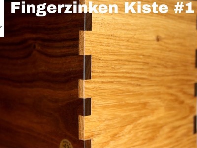 ✔ Fingerzinken Kiste #1 Verschiedene Zinken mit der Oberfräse herstellen. Fingerzinken Vorrichtung