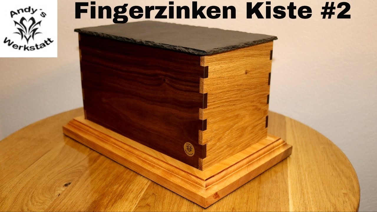✔ Fingerzinken Kiste #2 Verschiedene Zinken mit der Oberfräse herstellen. Fingerzinken Vorrichtung