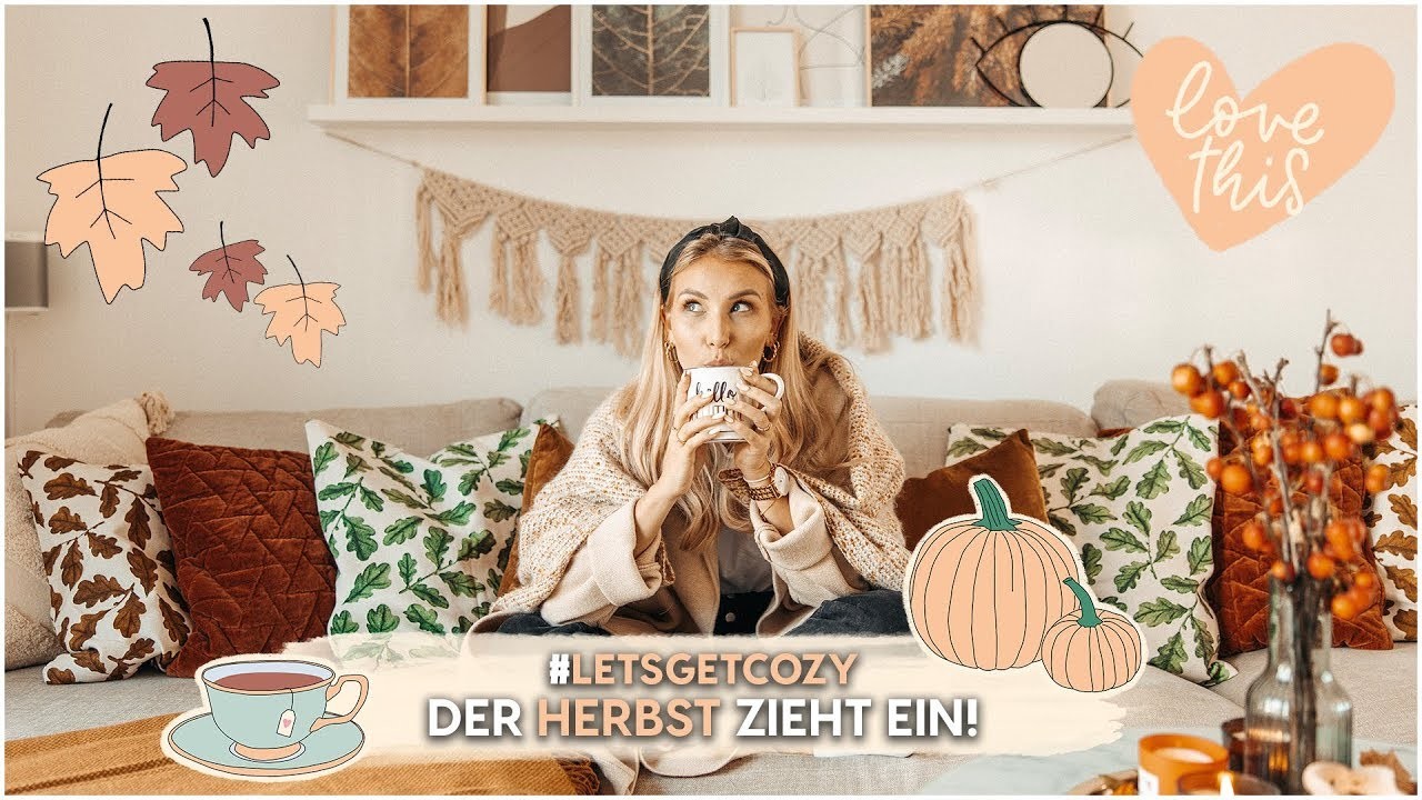 Herbst - Dekorations MAKEOVER! - Wir gestalten unser Wohnzimmer um! | AnaJohnson