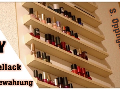 Nagellack Aufbewahrungsbox selber bauen DIY !French Cleat Halter!