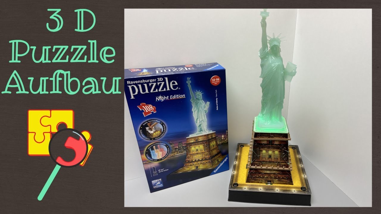 * Ravensburger 3D Puzzle * Freiheitsstatue * DIY * Kompletter Aufbau *