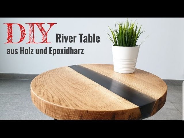 River Table für Anfänger aus Holz und Epoxidharz. DIY Epoxy Resin Table