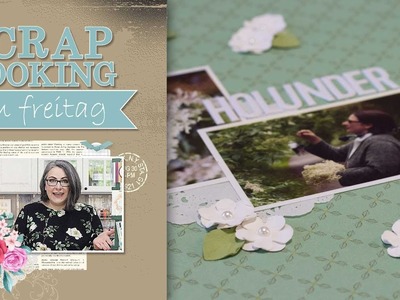 Scrapbooking am Freitag #11 | Layout 12" x 12" Holunder | Stampin' Up!