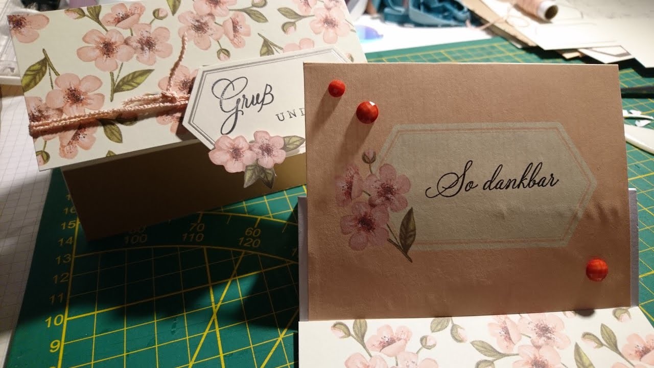 Wir basteln Karten aus dem paper pumpkin set *Karte 3&4*