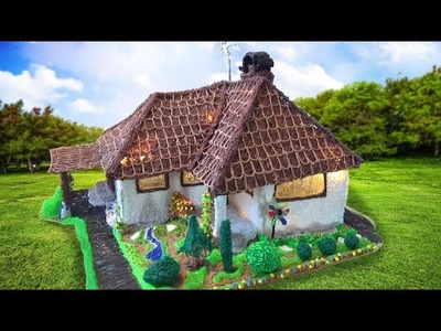 3D paint, Haus mit Garten malen, Landschaft gestalten