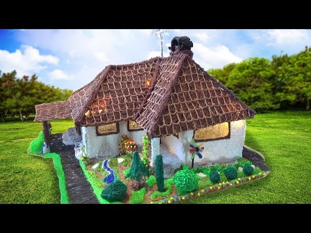 3D paint, Haus mit Garten malen, Landschaft gestalten