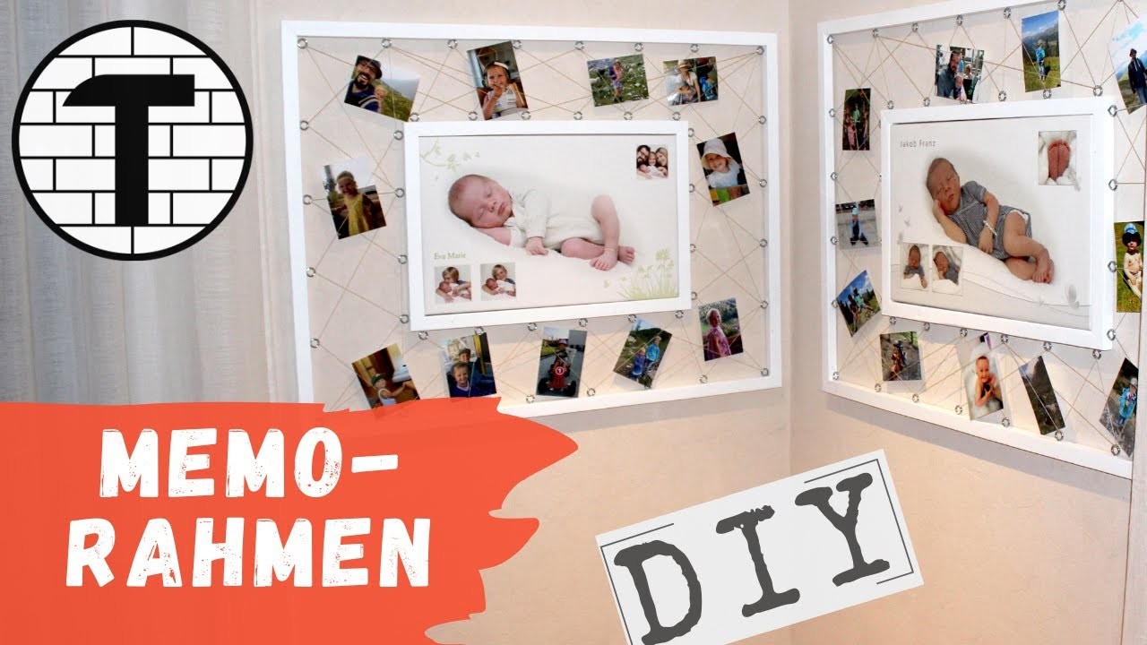 Babysmile Memoboard Rahmen bauen DIY