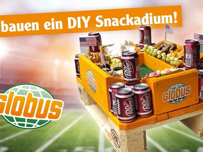 DIY Snackadium - Crowdfeeder für deine Super Bowl Party aus EURO-Palette selbst gebaut!