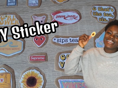 DIY Sticker ohne Sticker Papier | Sticker selber machen | JamesinaKelly ????