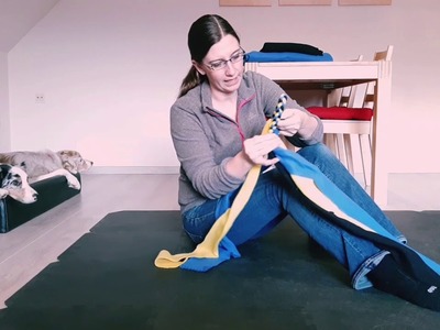 DIY Zerrspielzeug mit Handschlaufe für Hunde | Hundespielzeug einfach und schnell selber machen