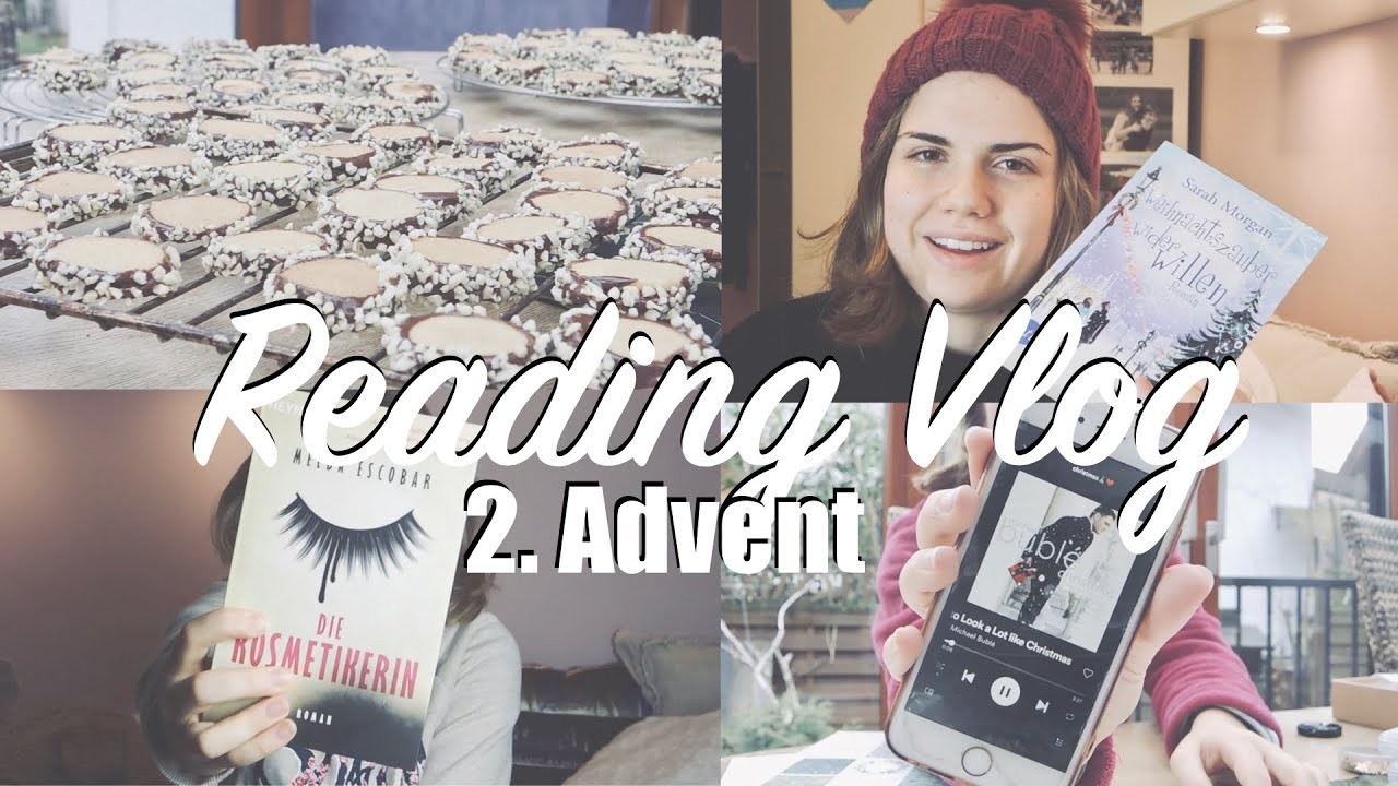 Karten basteln, Plätzchen backen & Die Kosmetikerin. Reading Vlog #02. Tintentraumwelt