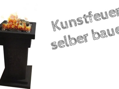 Kunstfeuer - Kamin. DIY - Bauanleitung