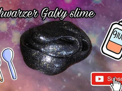 Schwarzer Galaxy Slime selber machen. Crispy Tv