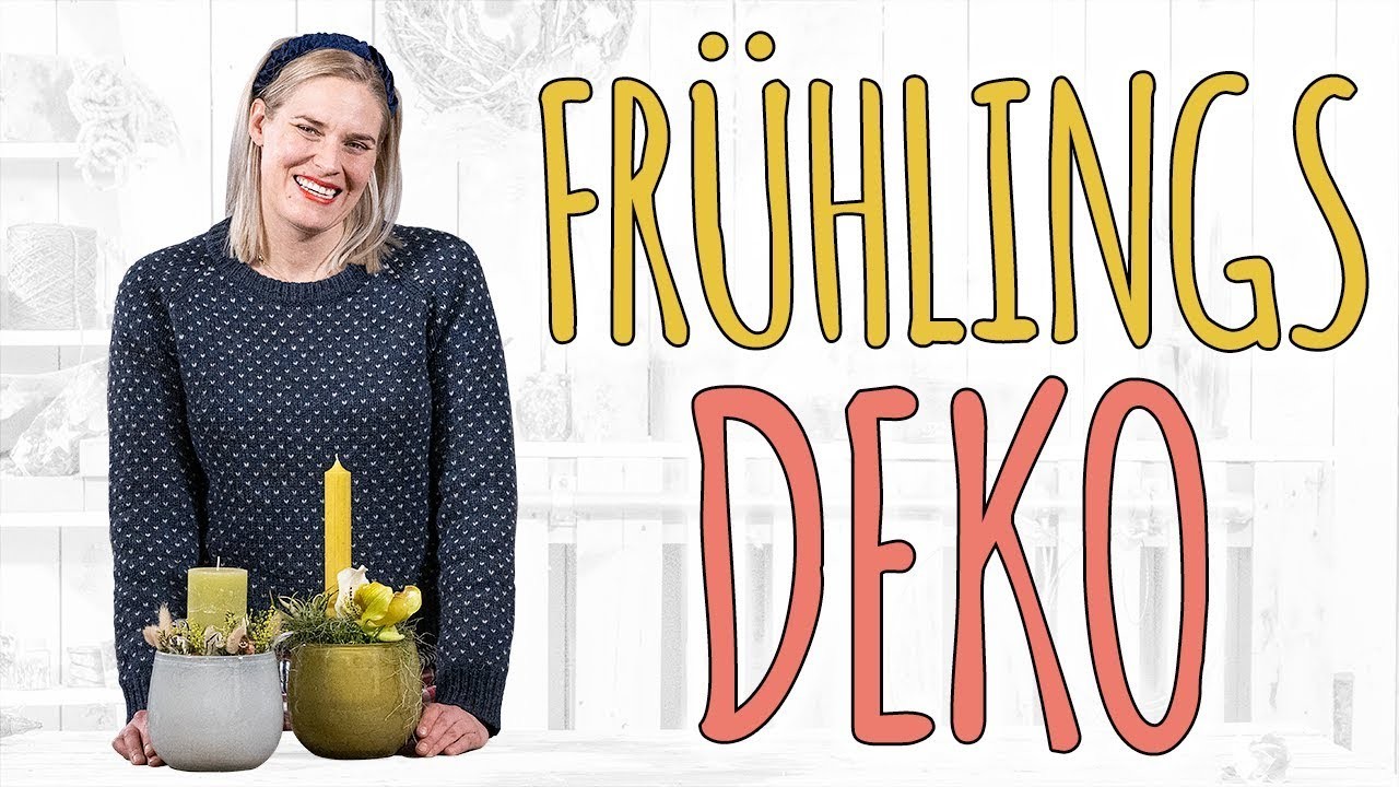TISCHDEKO FÜR DEN FRÜHLING - DIY