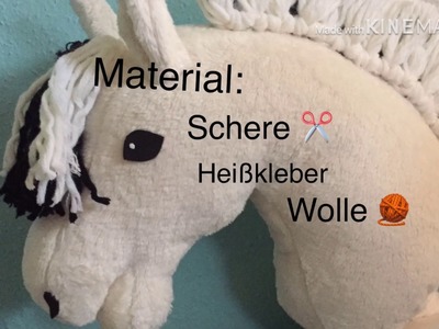 DIY Hobbyhorse Stehmähne :)